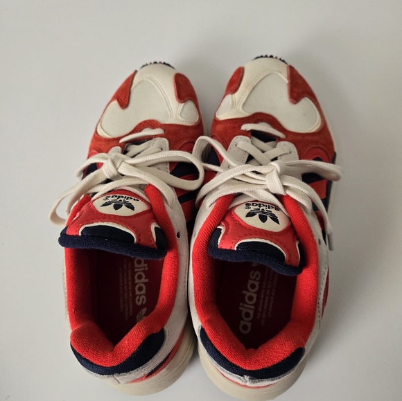 Adidas Yung 1 Goku Chalk White Red Collegiate Navy Sneakers - Picture 6 of 9